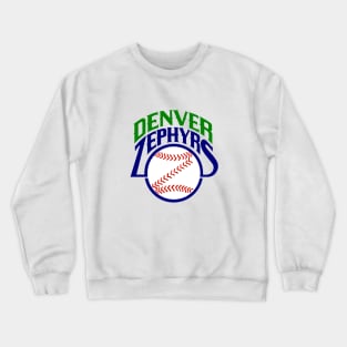 Classic Denver Zephyrs Baseball Crewneck Sweatshirt